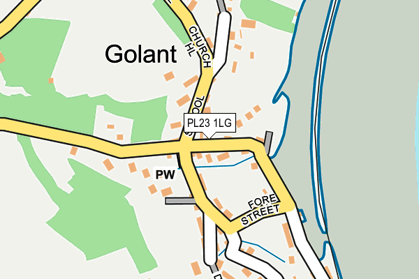 PL23 1LG map - OS OpenMap – Local (Ordnance Survey) PL23 1LG map - OS OpenMap – Local (Ordnance Survey)