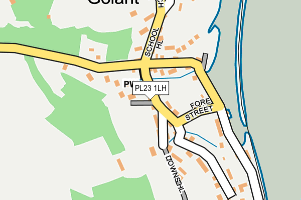 PL23 1LH map - OS OpenMap – Local (Ordnance Survey) PL23 1LH map - OS OpenMap – Local (Ordnance Survey)