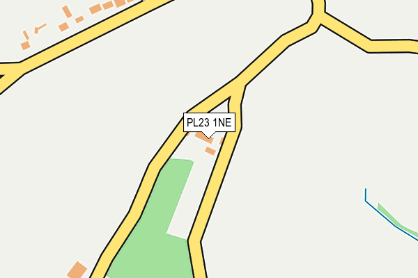 PL23 1NE map - OS OpenMap – Local (Ordnance Survey) PL23 1NE map - OS OpenMap – Local (Ordnance Survey)