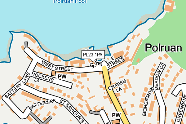 PL23 1PA map - OS OpenMap – Local (Ordnance Survey) PL23 1PA map - OS OpenMap – Local (Ordnance Survey)