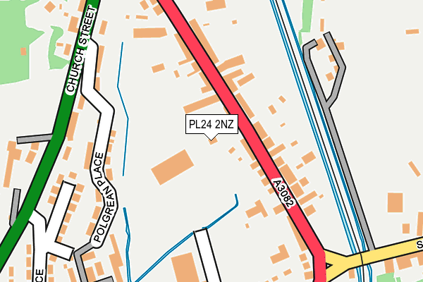 PL24 2NZ map - OS OpenMap – Local (Ordnance Survey) PL24 2NZ map - OS OpenMap – Local (Ordnance Survey)