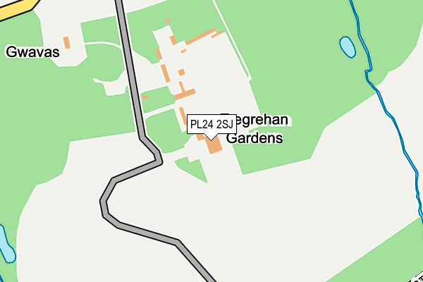 PL24 2SJ map - OS OpenMap – Local (Ordnance Survey) PL24 2SJ map - OS OpenMap – Local (Ordnance Survey)