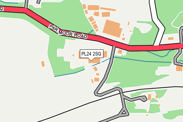 PL24 2SQ map - OS OpenMap – Local (Ordnance Survey) PL24 2SQ map - OS OpenMap – Local (Ordnance Survey)