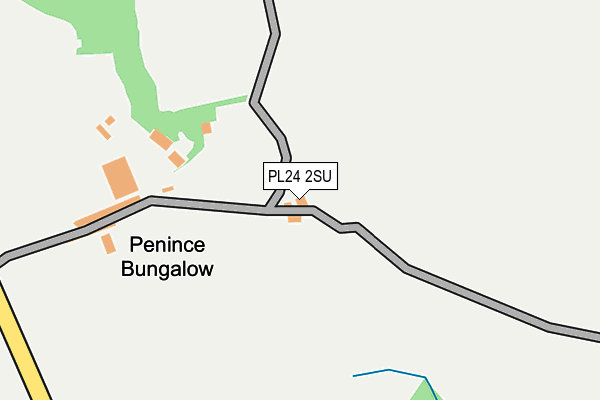 PL24 2SU map - OS OpenMap – Local (Ordnance Survey) PL24 2SU map - OS OpenMap – Local (Ordnance Survey)