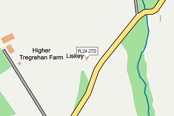 PL24 2TD map - OS OpenMap – Local (Ordnance Survey) PL24 2TD map - OS OpenMap – Local (Ordnance Survey)
