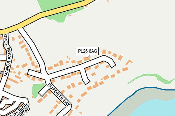 PL26 6AG map - OS OpenMap – Local (Ordnance Survey) PL26 6AG map - OS OpenMap – Local (Ordnance Survey)