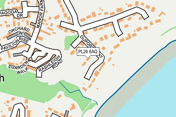 PL26 6AQ map - OS OpenMap – Local (Ordnance Survey) PL26 6AQ map - OS OpenMap – Local (Ordnance Survey)