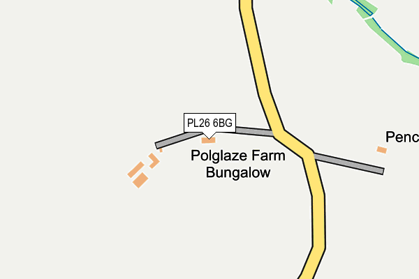PL26 6BG map - OS OpenMap – Local (Ordnance Survey) PL26 6BG map - OS OpenMap – Local (Ordnance Survey)