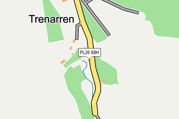 PL26 6BH map - OS OpenMap – Local (Ordnance Survey) PL26 6BH map - OS OpenMap – Local (Ordnance Survey)