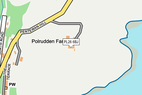 PL26 6BJ map - OS OpenMap – Local (Ordnance Survey) PL26 6BJ map - OS OpenMap – Local (Ordnance Survey)
