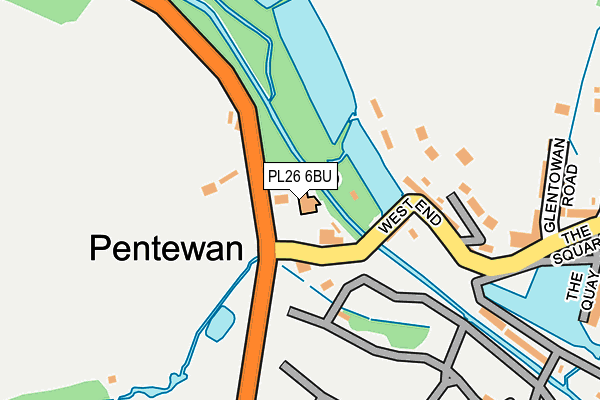 PL26 6BU map - OS OpenMap – Local (Ordnance Survey) PL26 6BU map - OS OpenMap – Local (Ordnance Survey)
