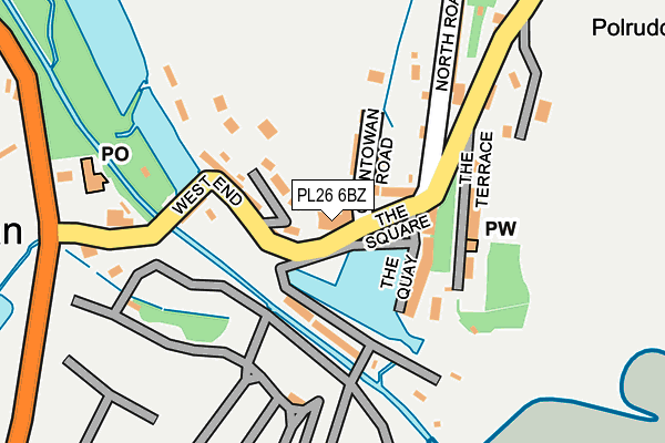 PL26 6BZ map - OS OpenMap – Local (Ordnance Survey) PL26 6BZ map - OS OpenMap – Local (Ordnance Survey)