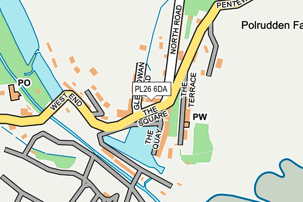 PL26 6DA map - OS OpenMap – Local (Ordnance Survey) PL26 6DA map - OS OpenMap – Local (Ordnance Survey)