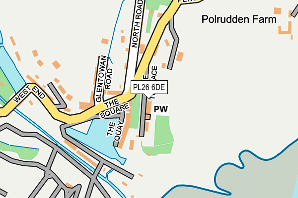PL26 6DE map - OS OpenMap – Local (Ordnance Survey) PL26 6DE map - OS OpenMap – Local (Ordnance Survey)