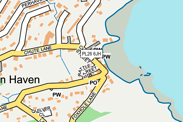 PL26 6JH map - OS OpenMap – Local (Ordnance Survey) PL26 6JH map - OS OpenMap – Local (Ordnance Survey)