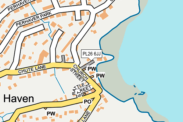 PL26 6JJ map - OS OpenMap – Local (Ordnance Survey) PL26 6JJ map - OS OpenMap – Local (Ordnance Survey)