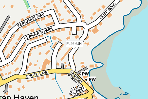PL26 6JN map - OS OpenMap – Local (Ordnance Survey) PL26 6JN map - OS OpenMap – Local (Ordnance Survey)