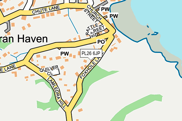 PL26 6JP map - OS OpenMap – Local (Ordnance Survey) PL26 6JP map - OS OpenMap – Local (Ordnance Survey)