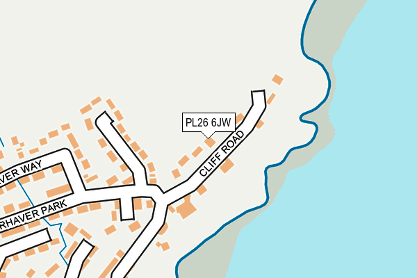 PL26 6JW map - OS OpenMap – Local (Ordnance Survey) PL26 6JW map - OS OpenMap – Local (Ordnance Survey)