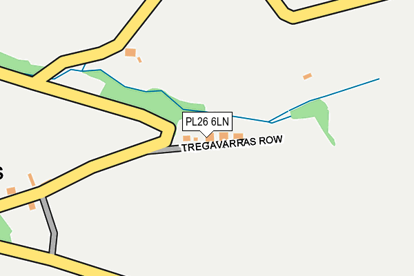 PL26 6LN map - OS OpenMap – Local (Ordnance Survey) PL26 6LN map - OS OpenMap – Local (Ordnance Survey)