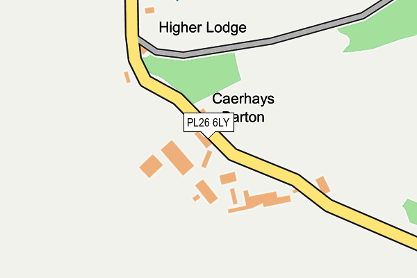 PL26 6LY map - OS OpenMap – Local (Ordnance Survey) PL26 6LY map - OS OpenMap – Local (Ordnance Survey)