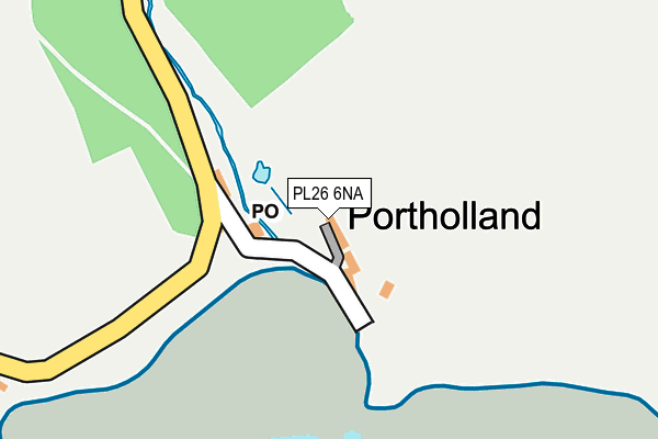 PL26 6NA map - OS OpenMap – Local (Ordnance Survey) PL26 6NA map - OS OpenMap – Local (Ordnance Survey)