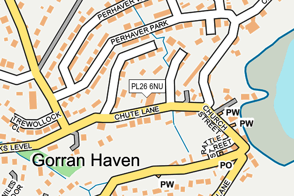 PL26 6NU map - OS OpenMap – Local (Ordnance Survey) PL26 6NU map - OS OpenMap – Local (Ordnance Survey)