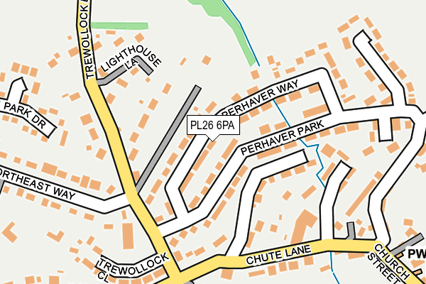 PL26 6PA map - OS OpenMap – Local (Ordnance Survey) PL26 6PA map - OS OpenMap – Local (Ordnance Survey)