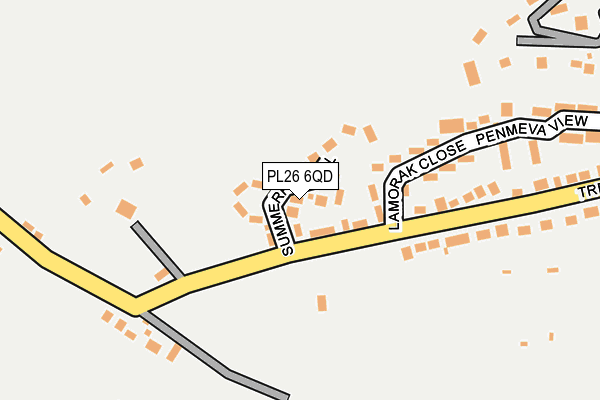 PL26 6QD map - OS OpenMap – Local (Ordnance Survey) PL26 6QD map - OS OpenMap – Local (Ordnance Survey)