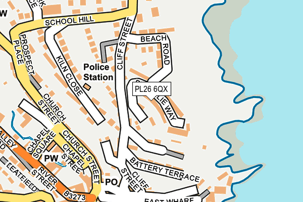 PL26 6QX map - OS OpenMap – Local (Ordnance Survey) PL26 6QX map - OS OpenMap – Local (Ordnance Survey)