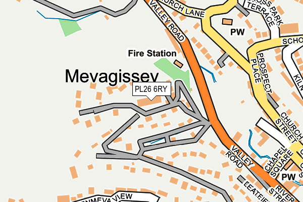 PL26 6RY map - OS OpenMap – Local (Ordnance Survey) PL26 6RY map - OS OpenMap – Local (Ordnance Survey)