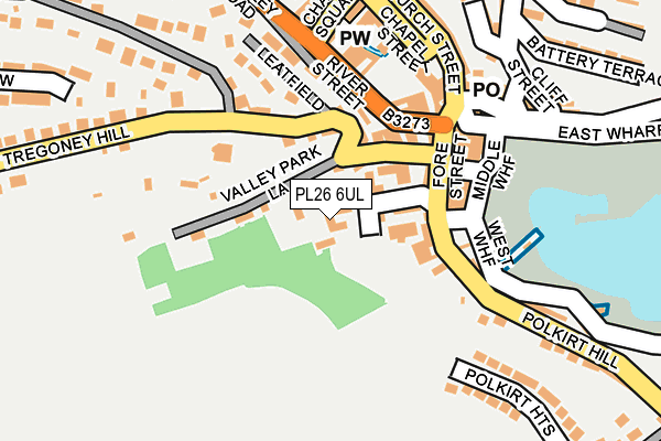 PL26 6UL map - OS OpenMap – Local (Ordnance Survey) PL26 6UL map - OS OpenMap – Local (Ordnance Survey)