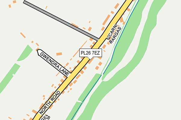 PL26 7EZ map - OS OpenMap – Local (Ordnance Survey) PL26 7EZ map - OS OpenMap – Local (Ordnance Survey)
