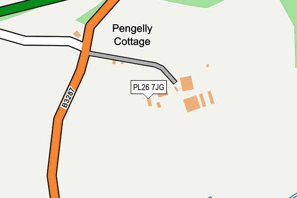 PL26 7JG map - OS OpenMap – Local (Ordnance Survey) PL26 7JG map - OS OpenMap – Local (Ordnance Survey)