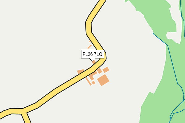 PL26 7LQ map - OS OpenMap – Local (Ordnance Survey) PL26 7LQ map - OS OpenMap – Local (Ordnance Survey)