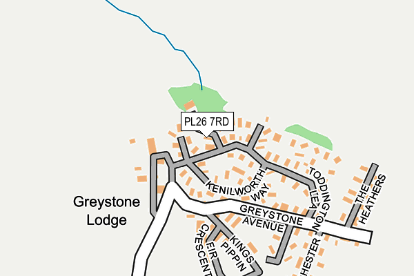 PL26 7RD map - OS OpenMap – Local (Ordnance Survey) PL26 7RD map - OS OpenMap – Local (Ordnance Survey)