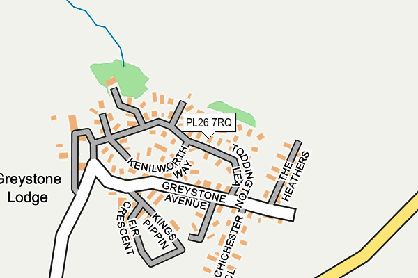 PL26 7RQ map - OS OpenMap – Local (Ordnance Survey) PL26 7RQ map - OS OpenMap – Local (Ordnance Survey)
