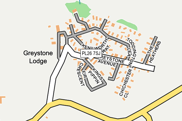 PL26 7SJ map - OS OpenMap – Local (Ordnance Survey) PL26 7SJ map - OS OpenMap – Local (Ordnance Survey)