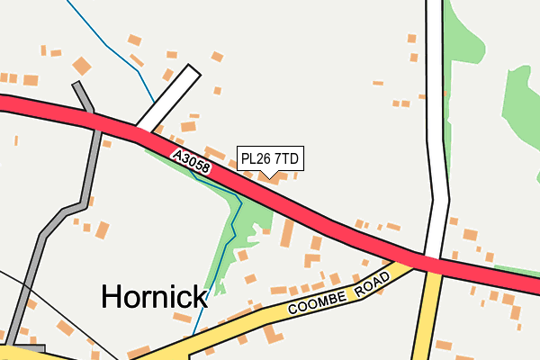 PL26 7TD map - OS OpenMap – Local (Ordnance Survey) PL26 7TD map - OS OpenMap – Local (Ordnance Survey)