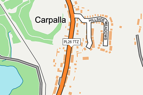 PL26 7TZ map - OS OpenMap – Local (Ordnance Survey) PL26 7TZ map - OS OpenMap – Local (Ordnance Survey)
