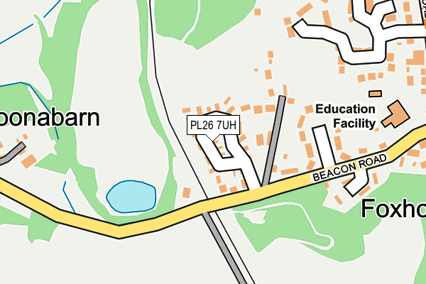 PL26 7UH map - OS OpenMap – Local (Ordnance Survey) PL26 7UH map - OS OpenMap – Local (Ordnance Survey)