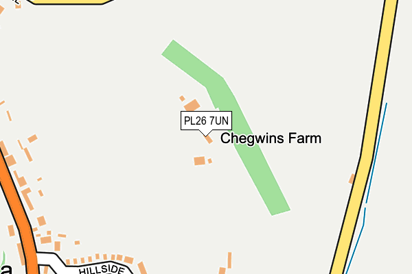 PL26 7UN map - OS OpenMap – Local (Ordnance Survey) PL26 7UN map - OS OpenMap – Local (Ordnance Survey)