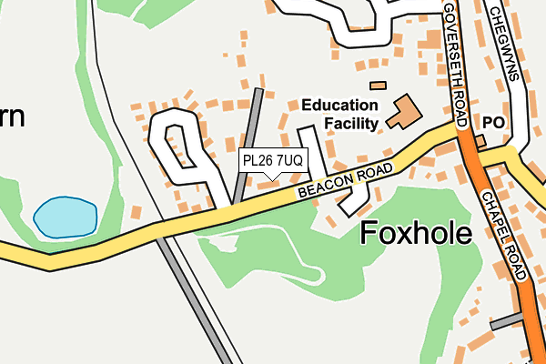 PL26 7UQ map - OS OpenMap – Local (Ordnance Survey) PL26 7UQ map - OS OpenMap – Local (Ordnance Survey)