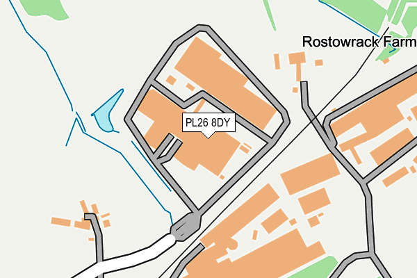PL26 8DY map - OS OpenMap – Local (Ordnance Survey) PL26 8DY map - OS OpenMap – Local (Ordnance Survey)