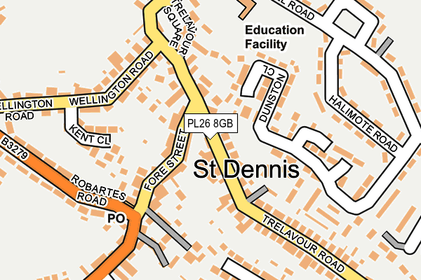 PL26 8GB map - OS OpenMap – Local (Ordnance Survey) PL26 8GB map - OS OpenMap – Local (Ordnance Survey)