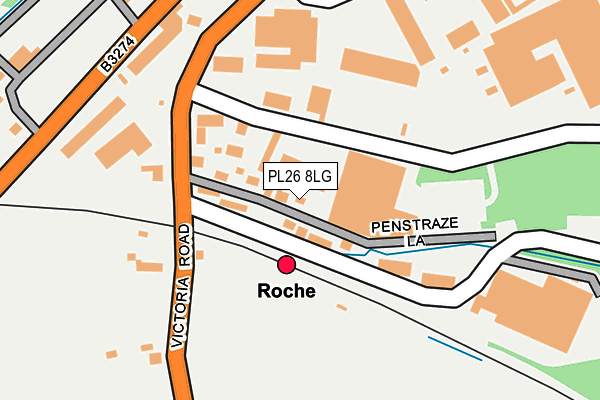 PL26 8LG map - OS OpenMap – Local (Ordnance Survey) PL26 8LG map - OS OpenMap – Local (Ordnance Survey)