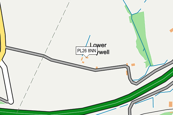PL26 8NN map - OS OpenMap – Local (Ordnance Survey) PL26 8NN map - OS OpenMap – Local (Ordnance Survey)