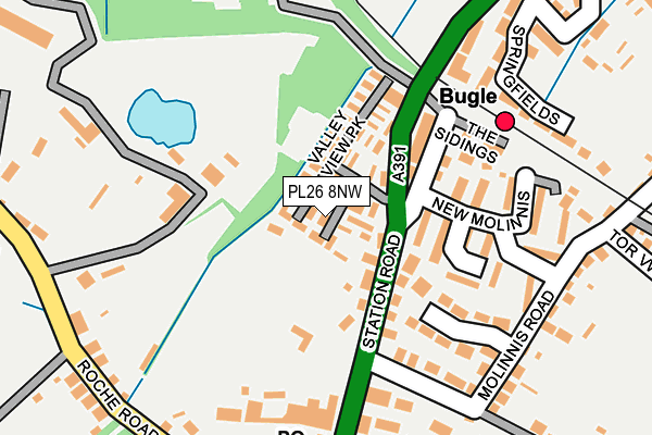 PL26 8NW map - OS OpenMap – Local (Ordnance Survey) PL26 8NW map - OS OpenMap – Local (Ordnance Survey)