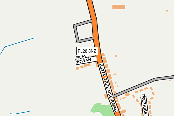 PL26 8NZ map - OS OpenMap – Local (Ordnance Survey) PL26 8NZ map - OS OpenMap – Local (Ordnance Survey)