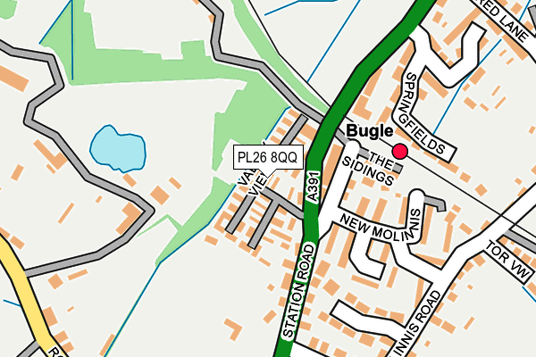 PL26 8QQ map - OS OpenMap – Local (Ordnance Survey) PL26 8QQ map - OS OpenMap – Local (Ordnance Survey)